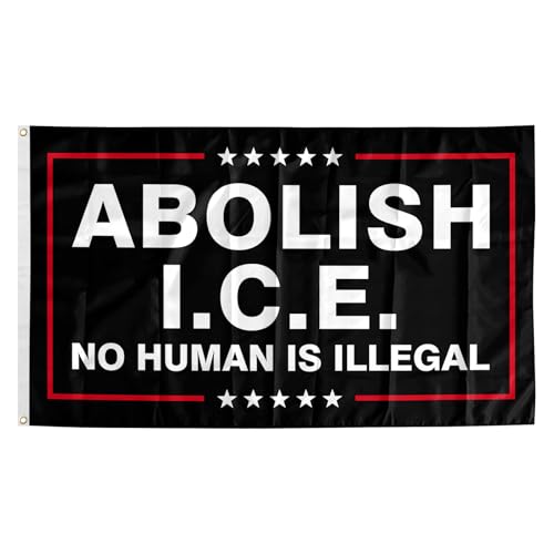 Abolish ICE Flags Banner 3 * 5 Feet Outside Yard Patio Decorations