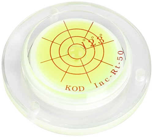 KOD 取付穴付角度計付丸台型アイベル水平器 INCRT50