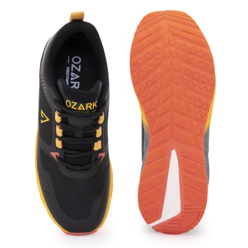 Image of Ozark Trail Running Shoes for Men in Black & Blue | Low-Cut Outdoor