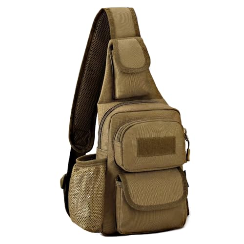 Bolsa bandolera táctica militar de una correa para hombro y deportes de exterior