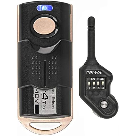 Impulsfoto SMDV RFN-4s Wireless Remote Shutter Release Compatible with Nikon DSLR Cameras 2.4 GHz 16 Channels Range up to 100 m Cover