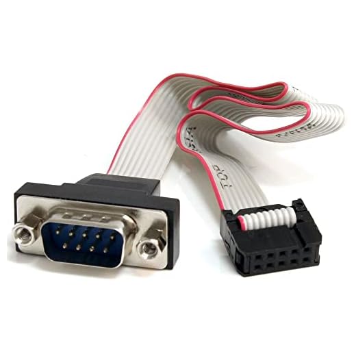 StarTech.com 10 Pin Motherboard Pinheader auf serielles DB9 Kabel - Interner Pinheader auf RS232 Adapter - 40cm