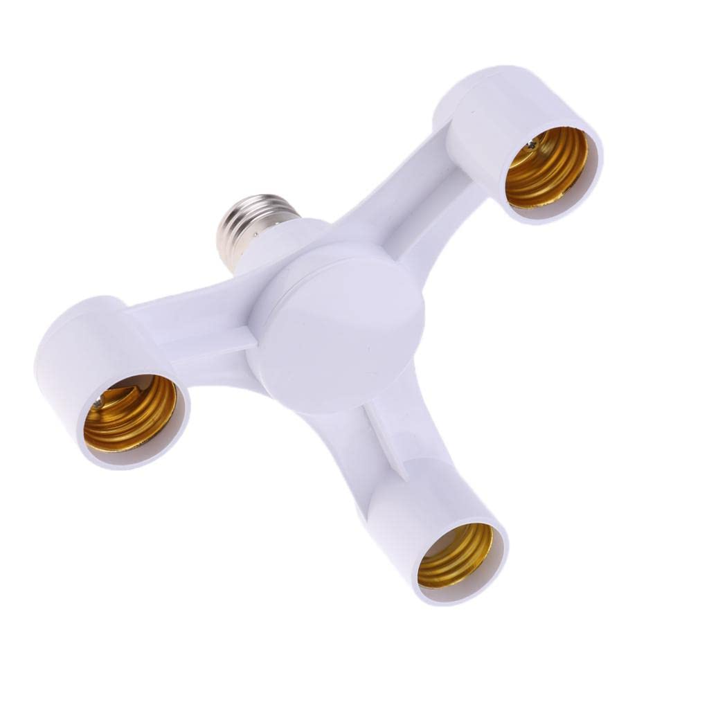 Enakshi® LED Lamp Bulbs Socket Splitter Adapter Holder E27 to 3 in 1 E27 | Lamps, Lighting & Ceiling Fans | Lighting Parts & Accessories-picture-11