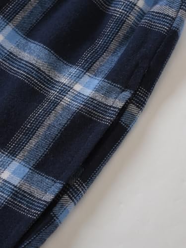 Latuza Men's Cotton Flannel Pajama Pants Plaid Jogger Lounge Pants with Pockets4