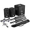 VONYX VX0812BT Pack Sono DJ Actif 2.1-800W, 8Ohm, avec Bluetooth, Subwoofer 12 Pouces, 2 Enceintes 8 Pouces, Égaliseur de Son, Lecteur MP3 USB/SD, Idéal pour Vos Soirées et Vos Évènements