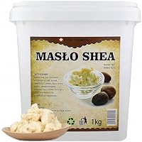 CHOSA Burro di Karitè Puro Africano 1 kg - 100% Shea Butter Non Raffinato Spezzettato - Burro Corpo, Viso, Mani, Capelli e Antismagliature - Materia Prima per Cosmetici Naturali, Secchio 1000 g