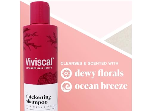 Shampoo densificante Viviscal per capelli più folti e folti, shampoo detergente che potenzia il corpo miscelato con cheratina e biotina, tubo da 250 ml (la confezione può variare) - 2