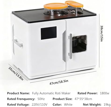 1800W Fully Automatic Pancake Machine for Home & Commercial Use, Touch Screen Control, Efficient, User-Friendly Design for Perfect Pancakes Every Time
