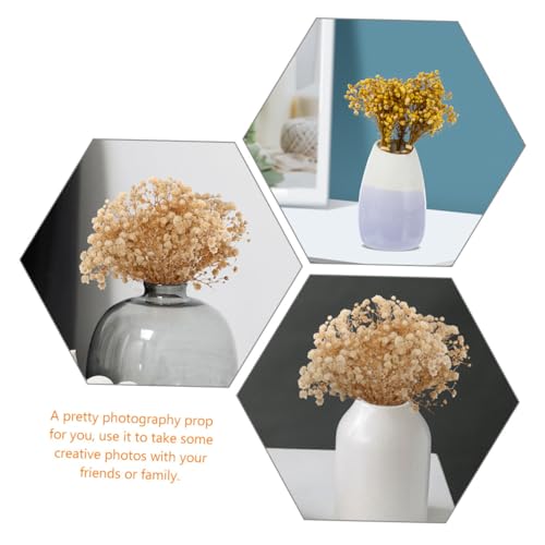 6 Flores artificiales secas mini ramos decorativos miniatura 3