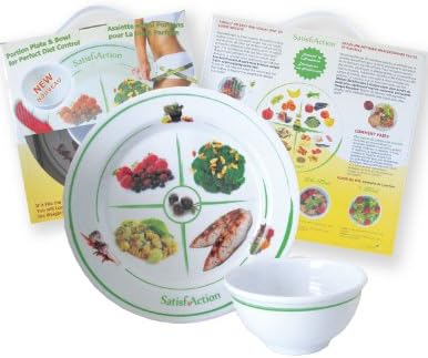 Weight Loss Plate and Bowl for Portion Control