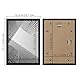 VIOLABBEY Bilderrahmen A3 Schwarz, A3 Foto Rahmen, Picture Frame 29,7x42 cm für horizontale oder vertikale Wandmontage