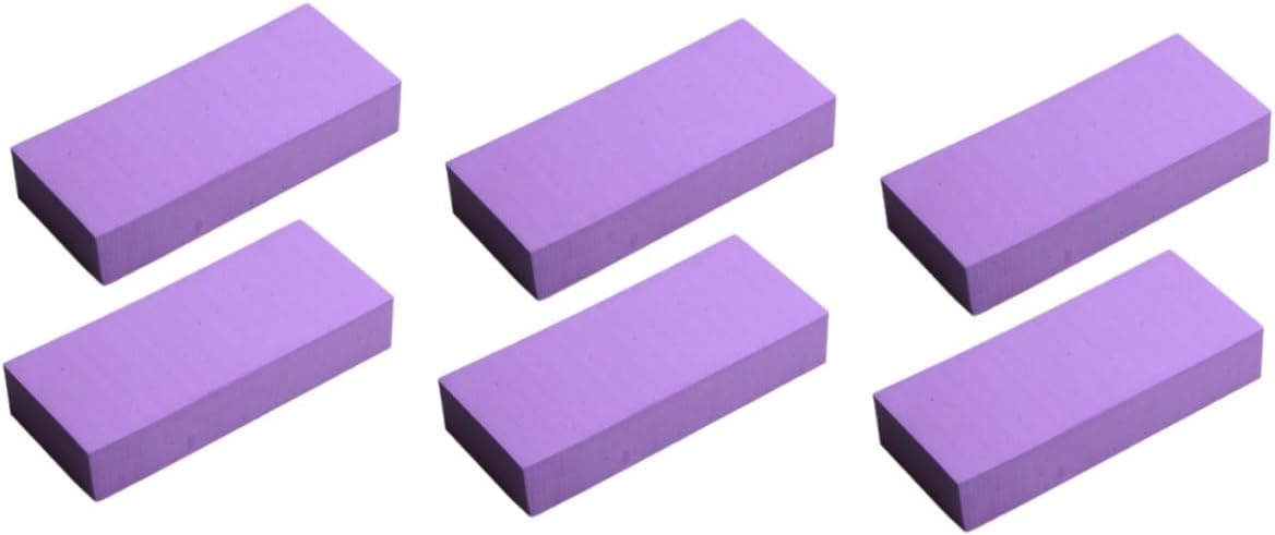 Mobestech 6pcs PVA Absorbent Sponge for Car Washing High Density Multifunction Cleaning Sponge Extra Shape for Vehicles Kitchen and Household Use