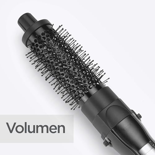 BaByliss Shape & Smooth Warmluftbürste – Leistungsstarke 800W Föhnbürste, 30mm & 20mm Aufsätze, Kaltluftfunktion, Schnelles Trocknen & Styling, ideal für kurzes Haar, Schwarz, AS82E
