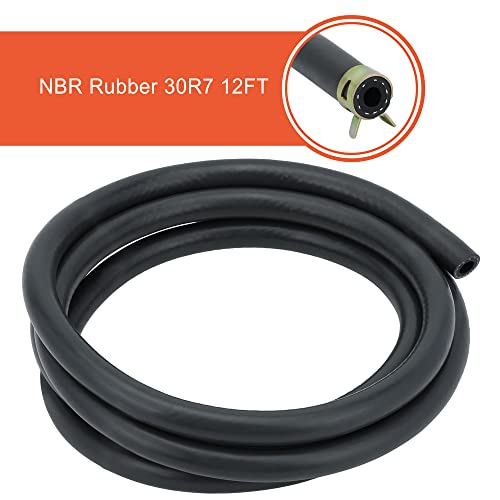 Hipa 1/4 Inch Fuel Hose Line For Briggs & Stratton Small Engines Genarator Lawn Mower Mini Dirt Bikes Motorcycle Nbr Rubber 30R7 12Ft 1 4 Inch Gas Line #TOP3