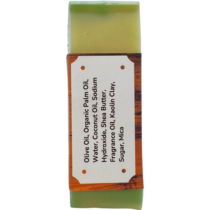 Miniatura 7 de Prohibition Soap  Gin Rickey  Jabón en barra de manteca de karité natural con arcilla de caolín para hombres y mujeres, jabón hidratante y nutritivo