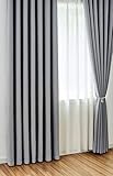 ➋ ♥ Taille: 107x229 CM(Largeur x Hauteur), 2 Panneaux Rideaux; Taille de Chaque Panneau (Largeur): 107CM; La hauteur du rideau est mesurée à partir du haut de l'anneau. Taille de Chaque Panneau (Hauteur): 229CM; En raison de la mesure manuelle, il peut y avoir une erreur de 1 à 3 cm.