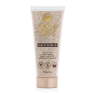 Coco Soul Face Scrub with Coconut & Ayurveda |Gentle Exfoliation | Deep Pore Cleansing | Revitalizing & Tan Removal | Silicones, Mineral Oil, Paraben & Sulphate Free | Vegan | 100g