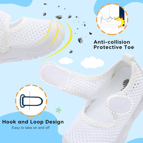 Image of BARERUN Toddler Water Shoes Infant Baby Swim Shoes Kids Barefoot Sandals