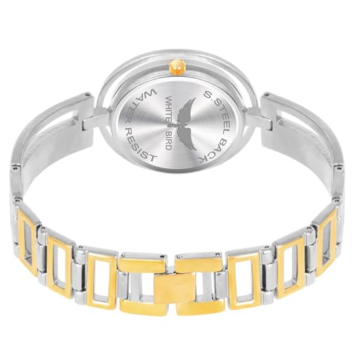 Image of WHITE BIRD Women's Watch, Silver /Gold, Analog Display