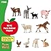 Schleich Farm World - 10 PC Farm Animal Playset with Cow, Donkey, Chicken, Pig, Bunny, Horse Toys and More -Realistic Barnyard Figurines - Fun Educational Figures For Kids and Toddlers Ages 3+ - 77585
