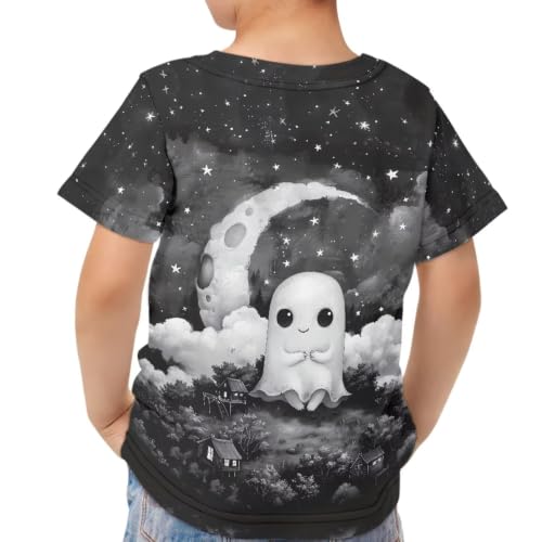 Image of Xhuibop Kids T Shirts for Boys Size 3-16 Girls Short Sleeve Sportswear Active Tops