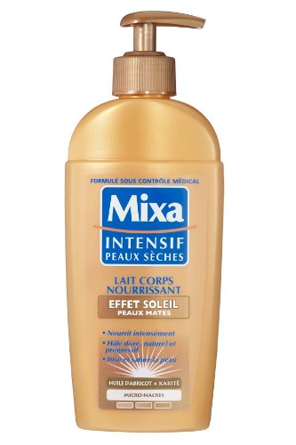 Mixa Intensif Peaux Sèches Lait Corps Nourrissant Effet Soleil pour Peaux Mates 250 ml