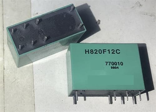 Relé H820F12C 14F-2C-12V de 8 pines mini para control de automatismos eléctricos