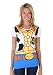 Mighty Fine Toy Story I Am Woody Juniors Costume Tee White M