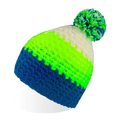ATLANTIS Royal/Yellow Fluo Bobble Hat Cover