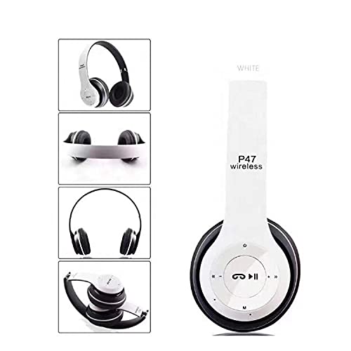 Image of icall P47 Wireless Over Ear Active Noise Thunder Bass Headphone Bluetooth Headset (Multicolor, On The Ear)
