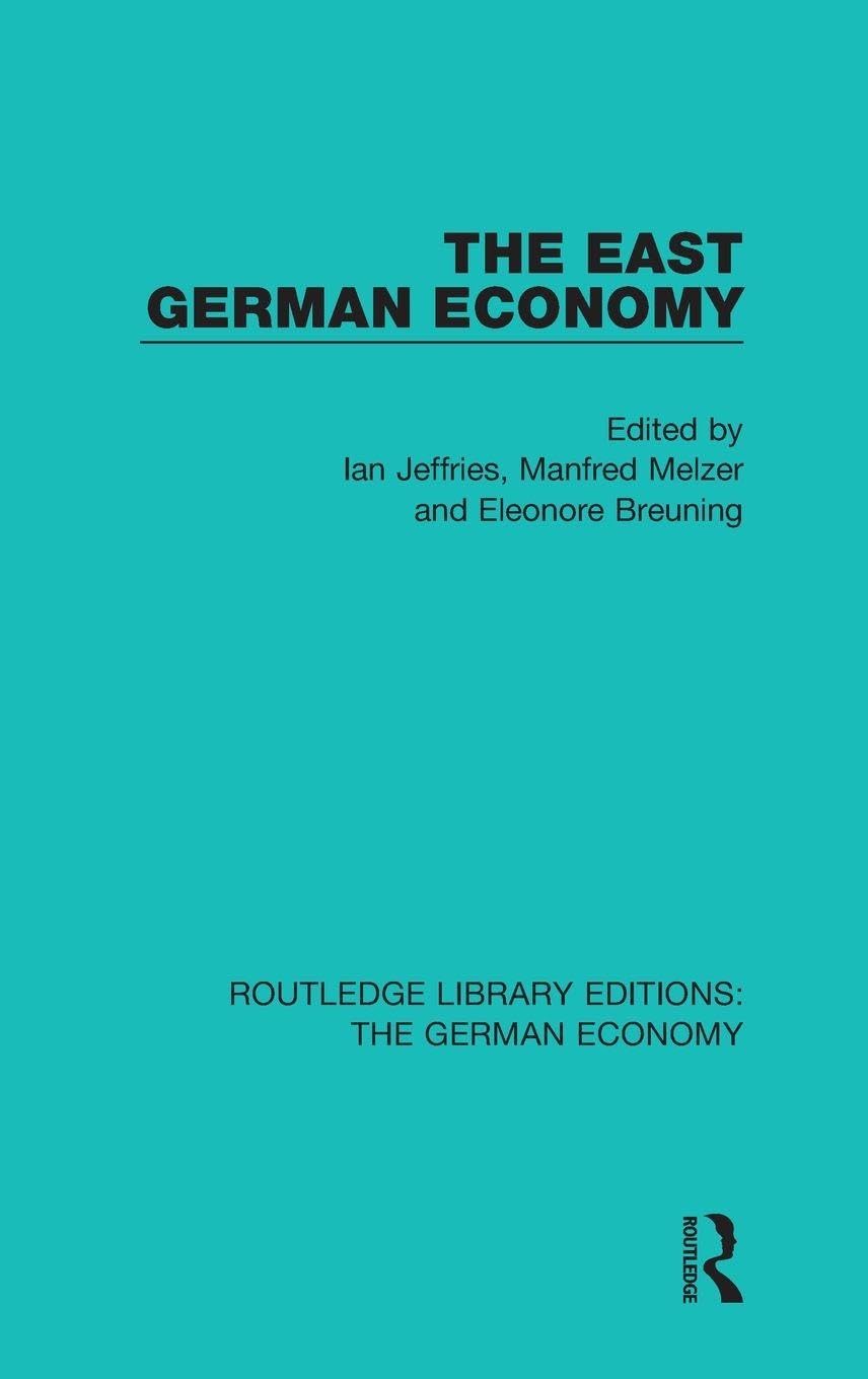 The East German Economy: 6