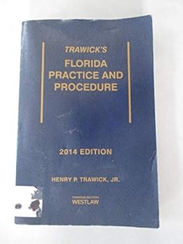 Paperback Trawick's Florida Practice & Procedure, 2014 ed. Book