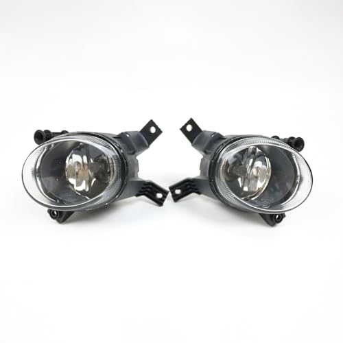 Generic Car Front Fog Light With Halogen Bulbs 8E0941699C 8E0941700C For Audi A4 S4 Avant B7 2005 2006 2007 2008, Black