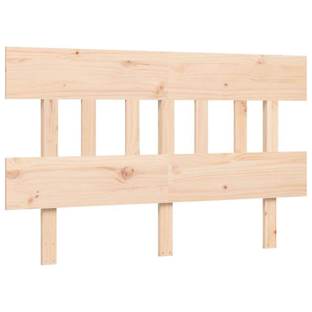 Seniorenbett aus Massivholz 120x200 cm mit Kopfteil und Fußteil sowie seniorengerechtem Lattenrost