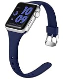 Laffav Slim Band Compatible with Apple Watch 41mm 40mm 38mm iWatch SE & Ultra & Series 8/7/6/5/4/3/2