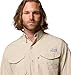 Columbia Men's PFG Bonehead Short Sleeve Fishing Shirt, Fossil, X-Small