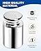 UCEC Calibration Weights for Digital Scale, 500g Gram Weights, Precision Stainless Steel Balance Scale Calibration Weight for Lab Educational Science