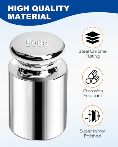 Image of UCEC Calibration Weights for Digital Scale, 500g Gram Weights