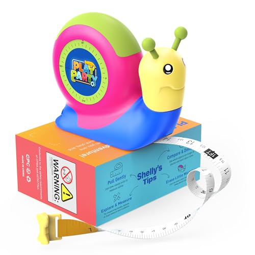 PLAYPARTY 8ft Tape Measure for Kids, STEM Educational Tool with...