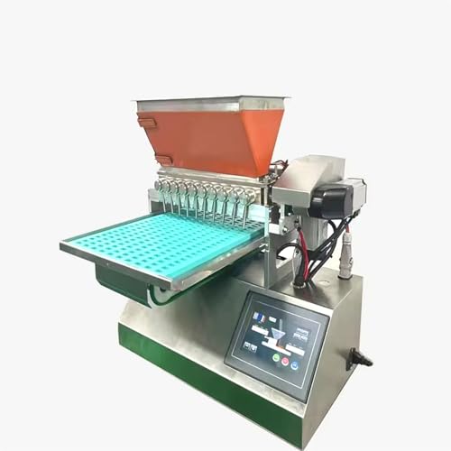 Máquina multifunción para hacer dulces de escritorio, depositadora semiautomática para caramelos duros/blandos, ositos de goma y chocolate, diseño compacto de mesa con moldes personalizados