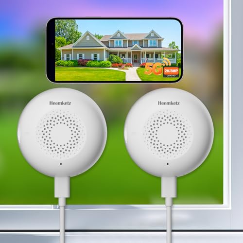Heemketz 3MP 2K Window Security Camera for Home, AI Human