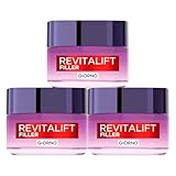 L'Oréal Paris Revitalift Filler Antiarrugas Crema Facial Tratamiento Revoluminizador Reafirmante Rellenador Tonificante con Ácido Hialurónico de Larga Duración Textura Delicada - 3 Tarros de 50ml