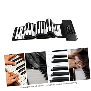 Alasum 1 Set 88 Roll 88 Touches De Piano 88 Touches Instrument De Piano Piano Électronique Portable Instrument De Musique 88 Touches Piano Électronique Clavier En Silicone Piano Pliable - Les Beatles, Paul McCartney, John Lennon, RIngo Starr, George Harrison Alasum 1 Set 88 Roll 88 Touches De Piano 88 Touches Instrument De Piano Piano Électronique Portable Instrument De Musique 88 Touches Piano Électronique Clavier En Silicone Piano Pliable – Image 7