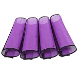 UPKOCH 4 piezas Botas de Malla Transpirables para Caballos Unidades Diseño Resistente con Soporte Integrado Cubiertas Protectoras contra Insectos Color Púrpura Cómodas y Duraderas para