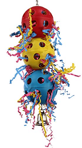 1088 Stuff Balls Bonka Bird Toys Shredding Colorful Parrot African Grey Amazon Quaker Budgie Finch #TOP15
