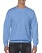 Gildan Men's Fleece Crewneck Sweatshirt Carolina Blue Large