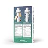 Cirkul 32oz. Chameleon Stainless Steel Water Bottle Starter Kit with Green Lid, 2 Flavor Cartridges (1 LifeSip Blackberry Blueberry, 1 GoSip Berry Blue Punch) No Sugar, Zero Calorie Drink Mix
