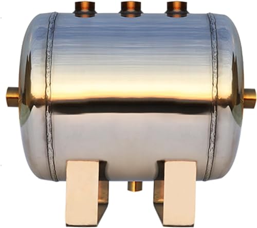 KGBNYSS Tanque de presión Tanque de depósito de aire de acero inoxidable con kit de montaje, Tanque de amortiguación de aire/tanque de aire de alta presión para compresor/bomba...
