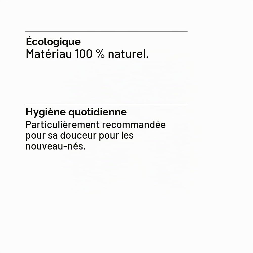 Jané Éponge Naturelle pour Bébé, Lot de 2, Douce et Absorbante, Adaptée dès la Naissance, Hygiène Bébé