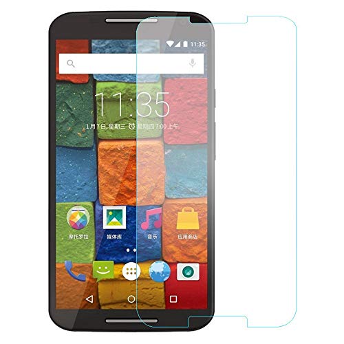 Image of COVER CAPITAL Tempered Glass Guard 2.5D Curved Print Screen Protector For Motorola Moto G2 Transparent
